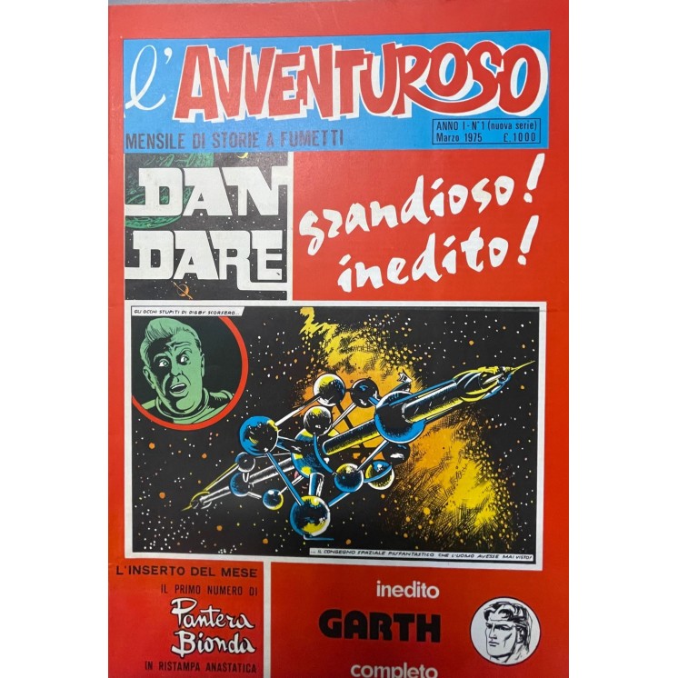 L'avventuroso mensile di storie  1 marzo '75 ed. Edizioni GM FU02