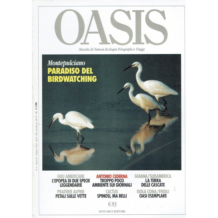 Oasis   6 giu. '93 Montepulciano paradiso birdwacthing ed. Musimeci R01