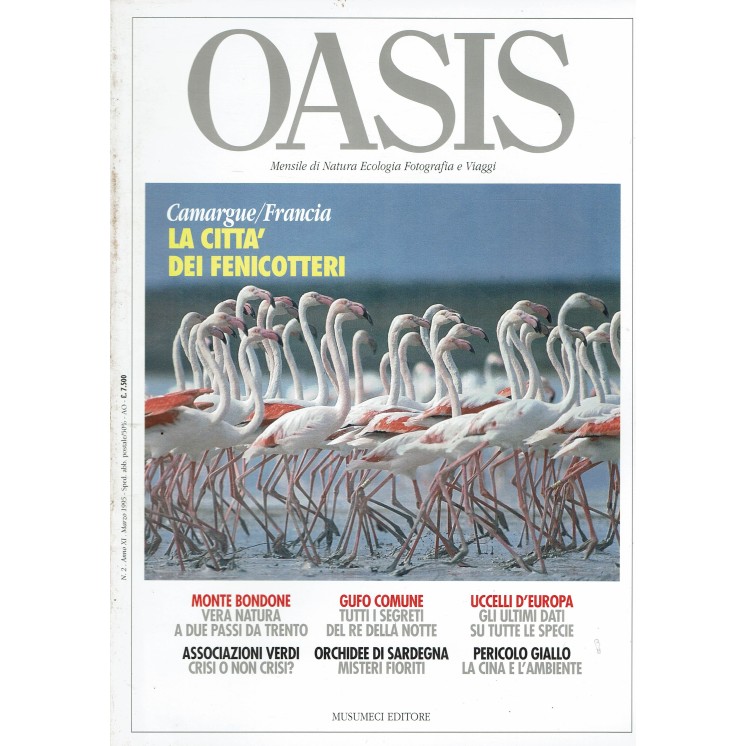 Oasis   2 mar. '95 Camargue la città fenicotteri ed. Musimeci R01