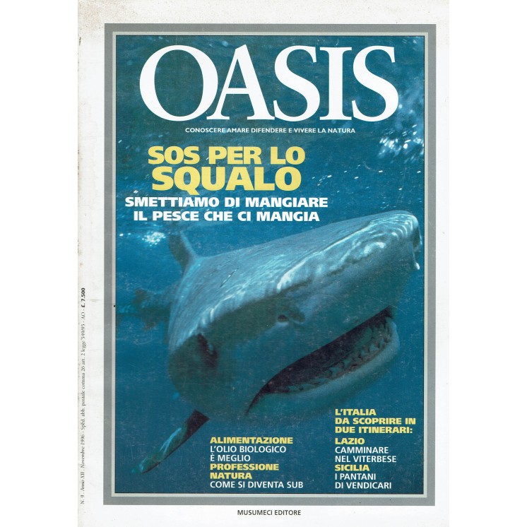 Oasis   9 nov. '96 sos per lo squalo ed. Musimeci R01
