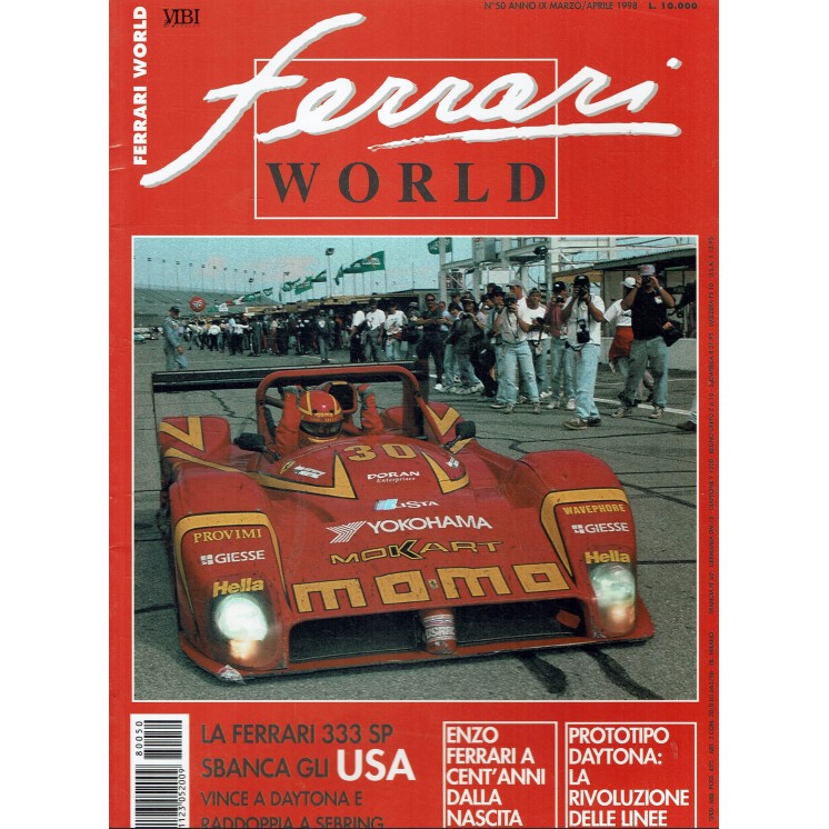 Ferrari World  50 apr. '98 Ferrari 333SP sbanca ed. Vibi R02