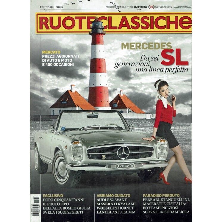 RUOTECLASSICHE n. 282 giu. 2012 Mercedes SL ed. Domus R03