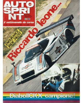 Auto Sprint 50 13/19 dic. '83 Riccardo Leone ed. Conti R04