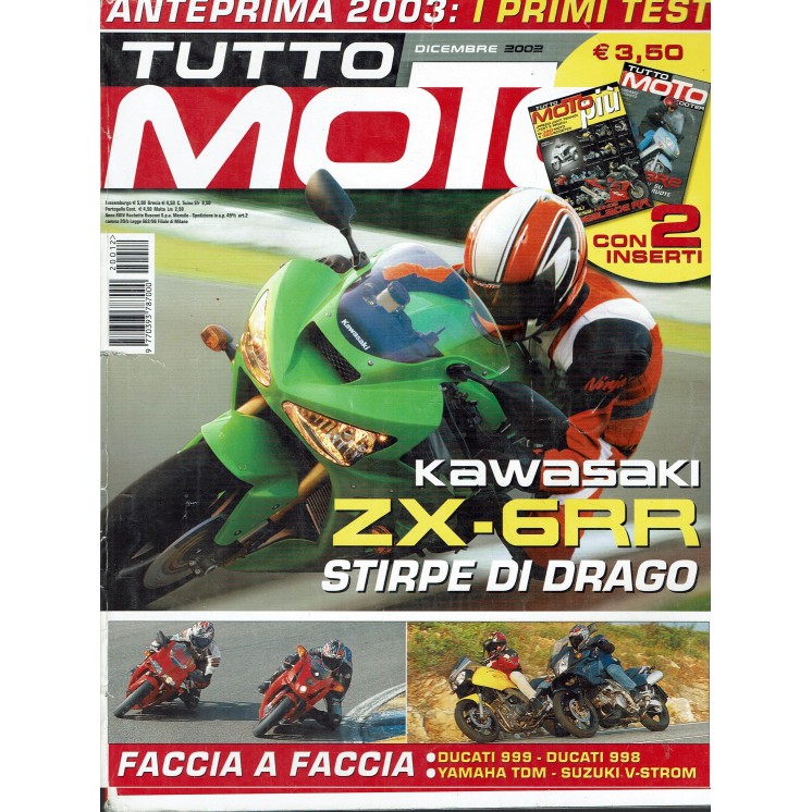 Tutto moto 12 dic. 2002 Kawasaki ZX GRR stirpe di drago ed. Rusconi R04