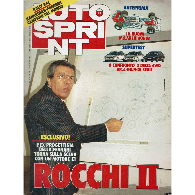 Auto Sprint 49 1/7 dic. '87 Rocchi II ed. Conti R03