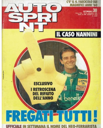 Auto Sprint 38 18/24 sett. '90 fregati tutti ed. Conti R02