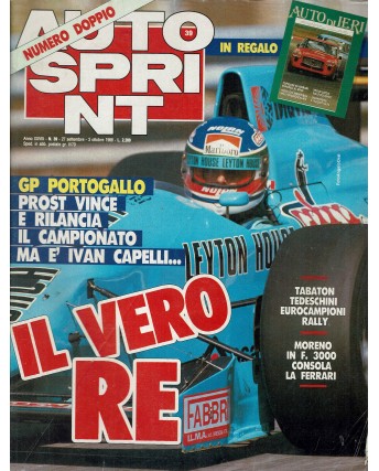 Auto Sprint 39 27 sett/3 ott. '88 il vero re ed. Conti R02