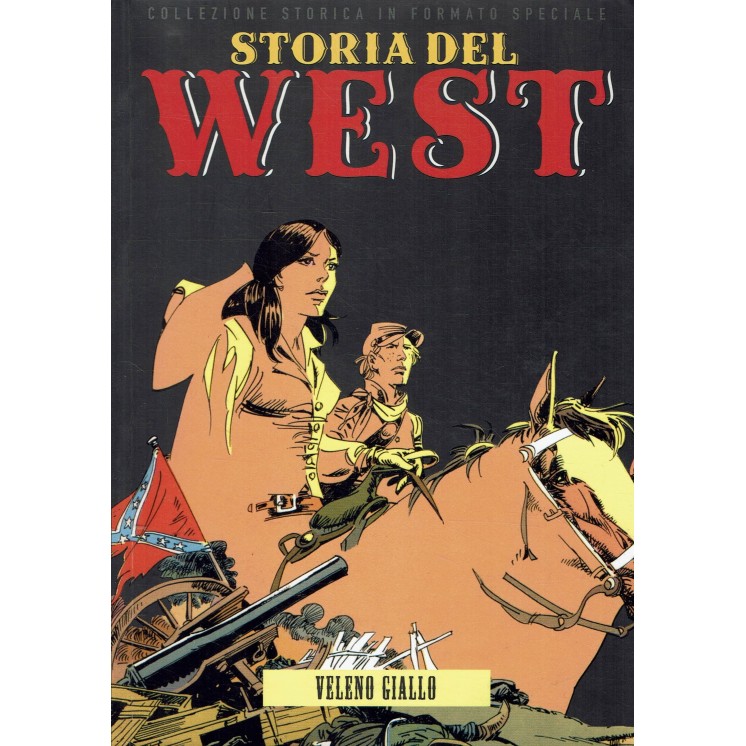 Storia del West 28 veleno giallo ed. Il Sole 24 Ore FU45