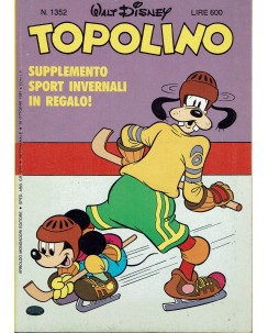 Topolino n. 1352 ed. Walt Disney Mondadori