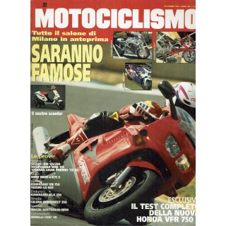 Motociclismo 11 nov. 1993 tutto salone Milano saranno famose ed. Edisport SPA R0