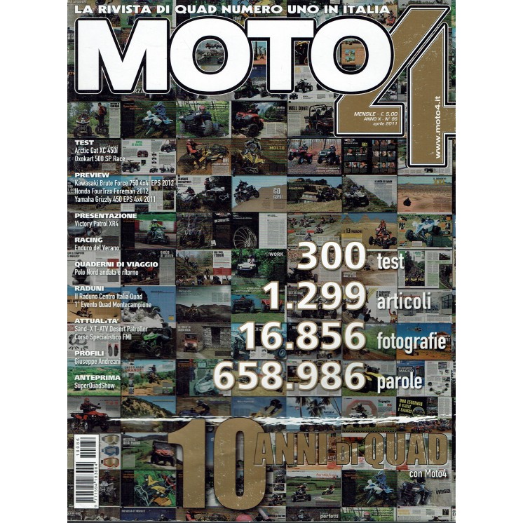 Moto 4  86 apr. 2011 10 anni di Quad ed. Conti R07