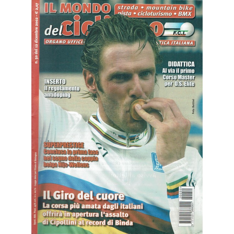 Il mondo del ciclismo  50 dic. 2002 il giro del cuore ed. Sporty R08