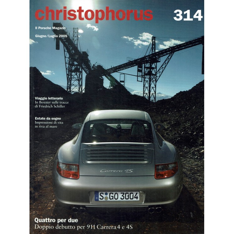 Christophorus il Porsche Magazin 315 lug. 2005 ed. Porsche R08