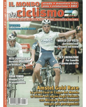 Il mondo del ciclismo  18 mag. 2002 Amstel gold race ed. Sporty R08