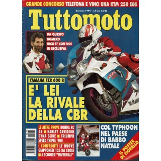 Tutto moto   1 gen. 1994 Yamaha FZR 600 R rivale CBR ed. Conti R09