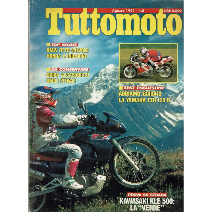 Tutto moto   8 ago. 1991 BMW otto valvole Honda a iniezione ed. Conti R09