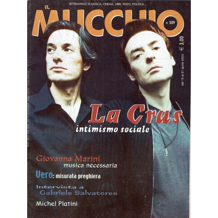 Mucchio selvaggio 529 apr. 2003 Giovanna Marini Michele Platini ed. Stemax R10