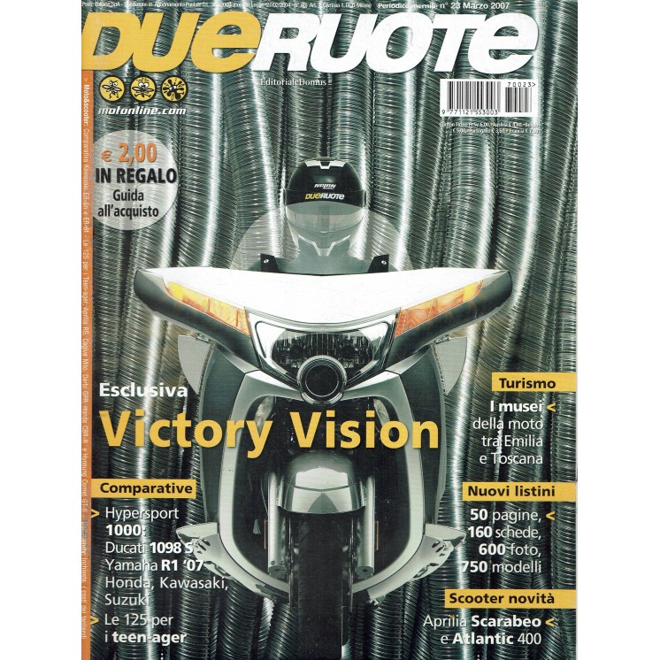 Due ruote  23 mar. 2007 Victory vision ed. Domus R10 