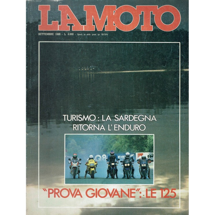 La moto  9 sett. 1988 la Sardegna ritorna l'Enduro ed. Conti R11