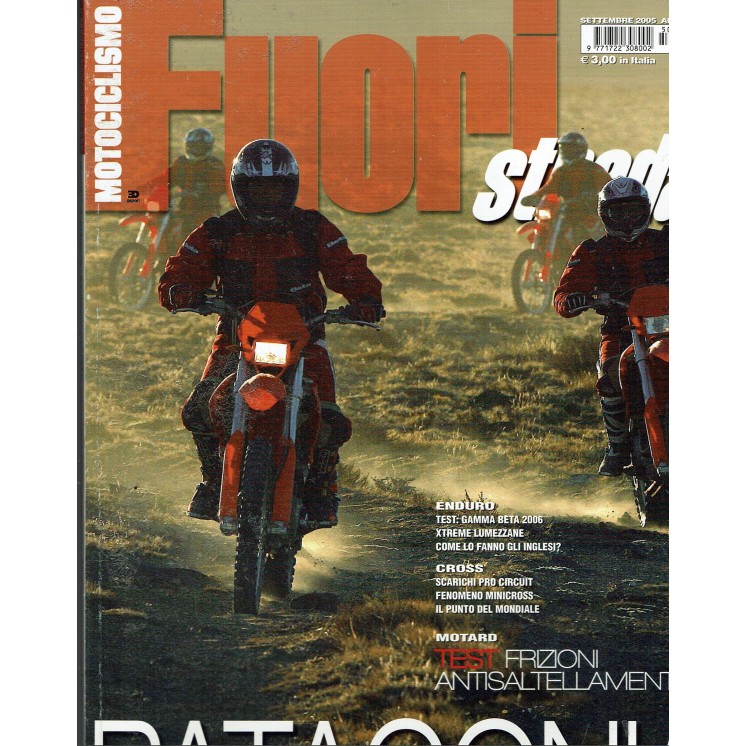 Motociclismo fuori strada  9 sett. 2005 test Gamma Beta 2006 ed. EdiSports R14