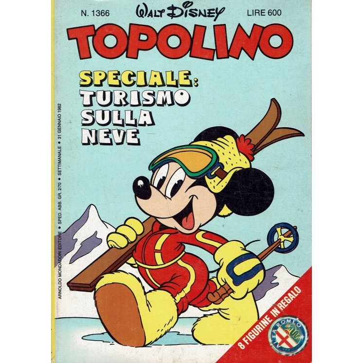 Topolino n.1366 ed. Walt Disney Mondadori