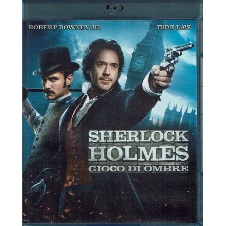 BLU-RAY Sherlock Holmes gioco di ombre ITA usato ed. Warner Bros B18