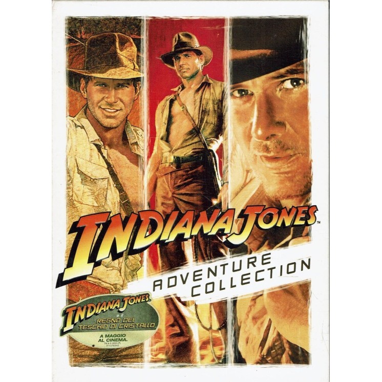 DVD Indiana Jones cofanetto 1/3 ITA usato ed. Paramount B46