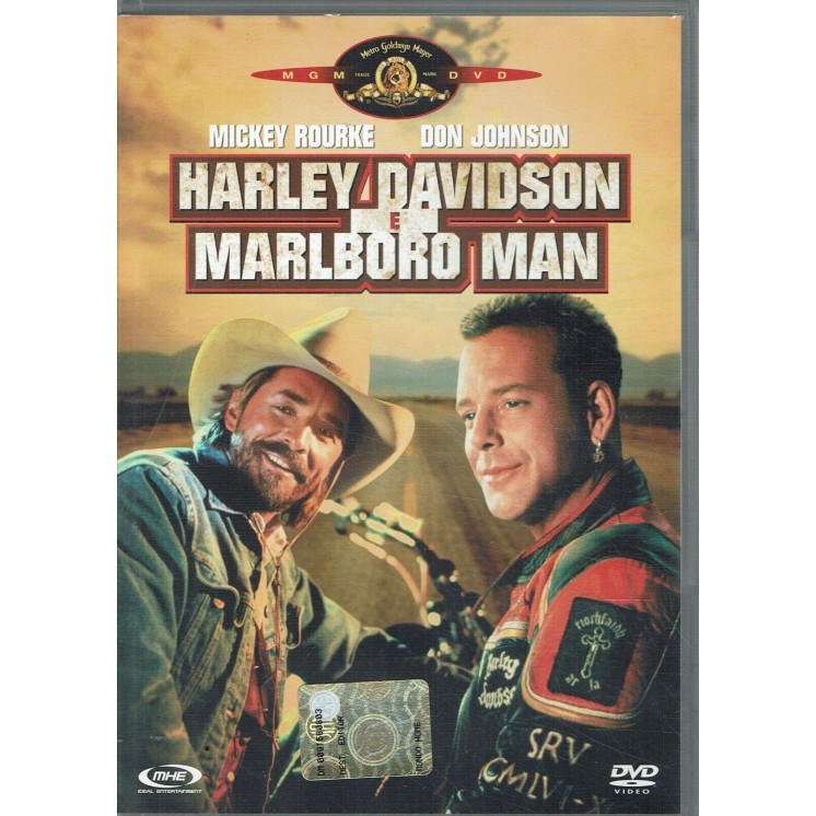 DVD Harley Davidson e Marlbord man ITA usato ed. MGM B46