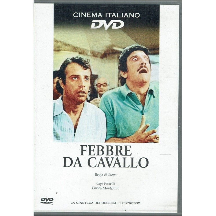 DVD Febbre da cavallo con Gigi Proietti ITA usato ed. L'Espresso EDITORIALE B46