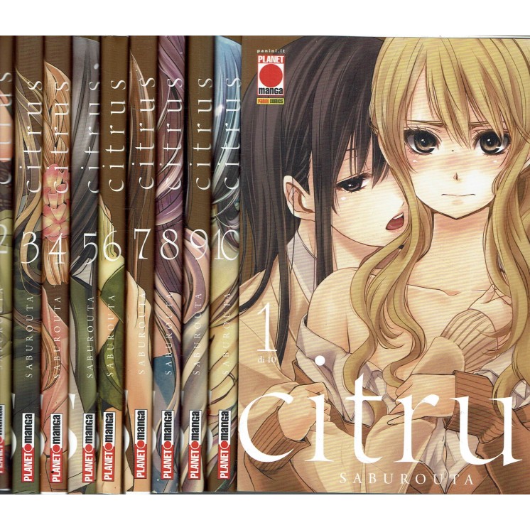 Citrus serie COMPLETA 1/10 ristampe di Saburouta NUOVO ed. Panini Comics Sc09