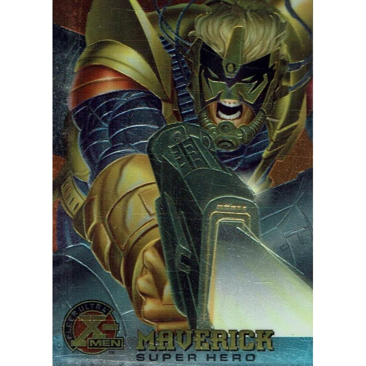 Fleer Ultra X-Men  56 Maverick super hero ed. Marvel Gd47