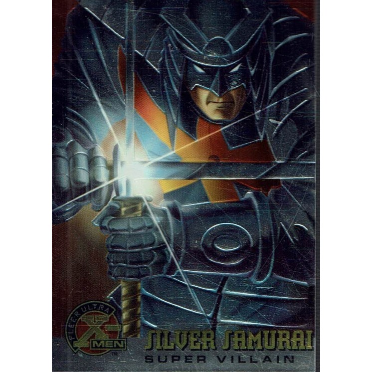 Fleer Ultra X-Men  76 Silver Samurai super villan ed. Marvel Gd47