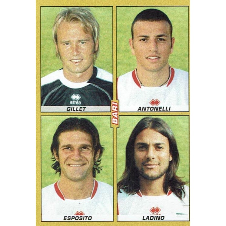 Figurina calciatori '07 '08 n. 501 Gillet Antonelli Esposito ed. Panini Gd47