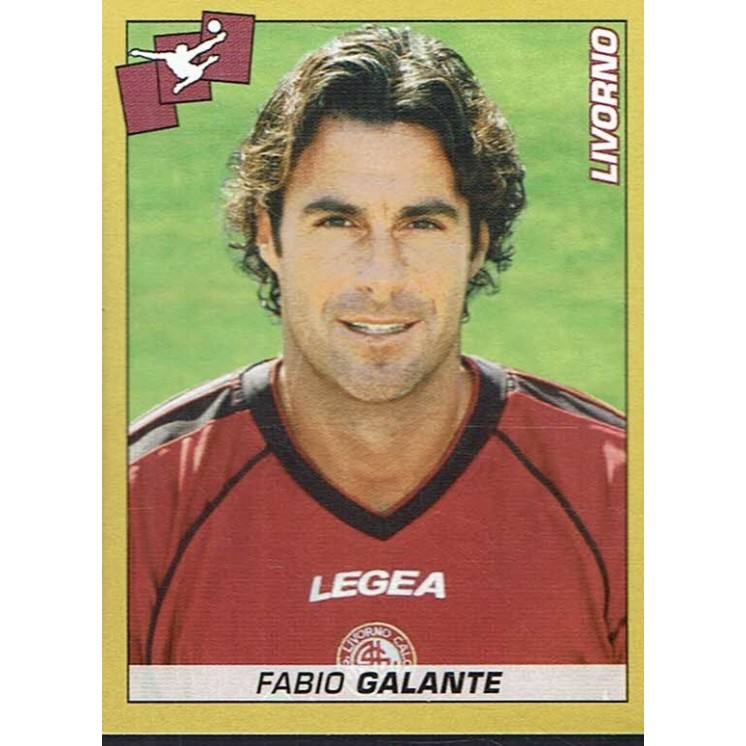 Figurina calciatori '07 '08 n. 222 F. Galante Livorno ed. Panini Gd47