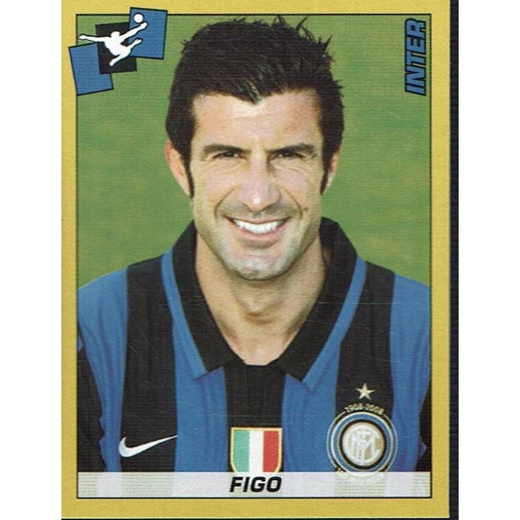 Figurina calciatori '07 '08 n. 163 Figo Inter ed. Panini Gd47