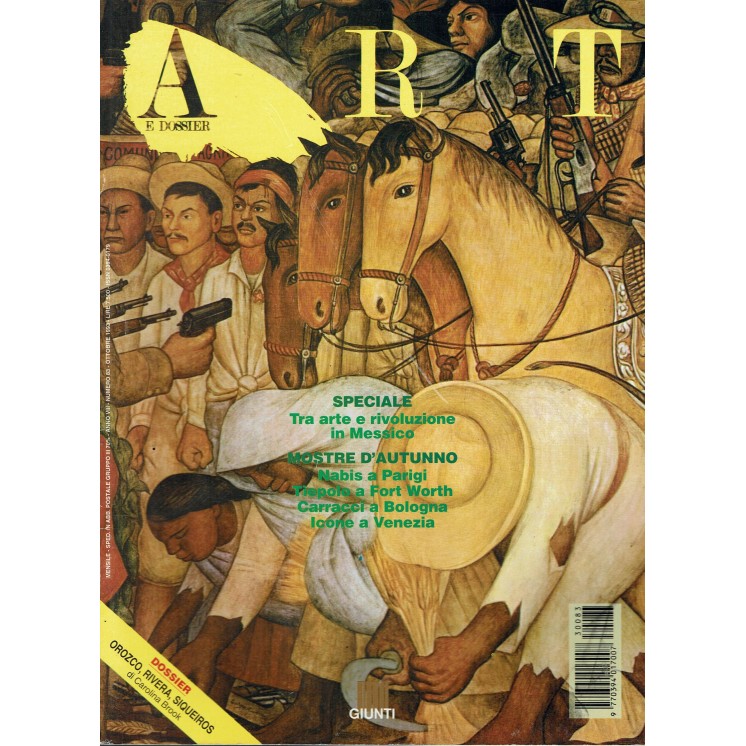 Art e Dossier  83 ott. 1993 Frida Kahlo Orozco Rivera Siqueiros ed. Giunti FF06
