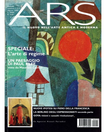 ARS  15 mar. 1999 Piero Della Francesca Goya ed. Rizzoli FF06