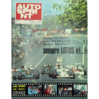 Auto Sprint  18 mag. 1973 Peterson Fittipaldi ed. Conti FF06