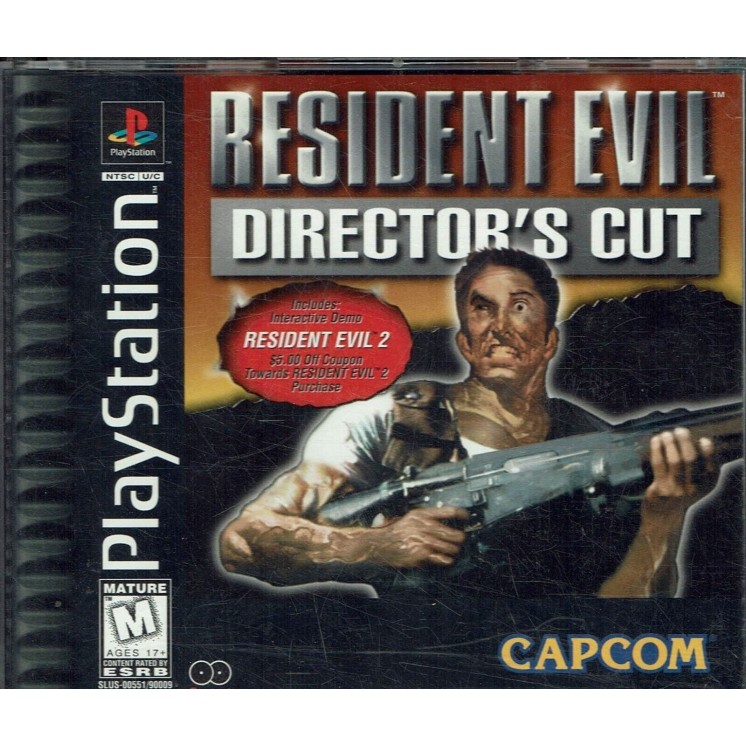 Videogioco Playstation 1 Resident evil inglese usato libretto ed. Capcom B32