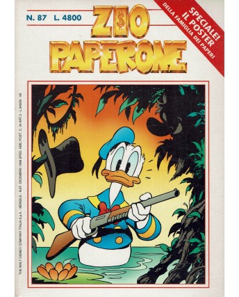 Zio Paperone  87 di Carl Barks BLISTERATO ed. Walt Disney