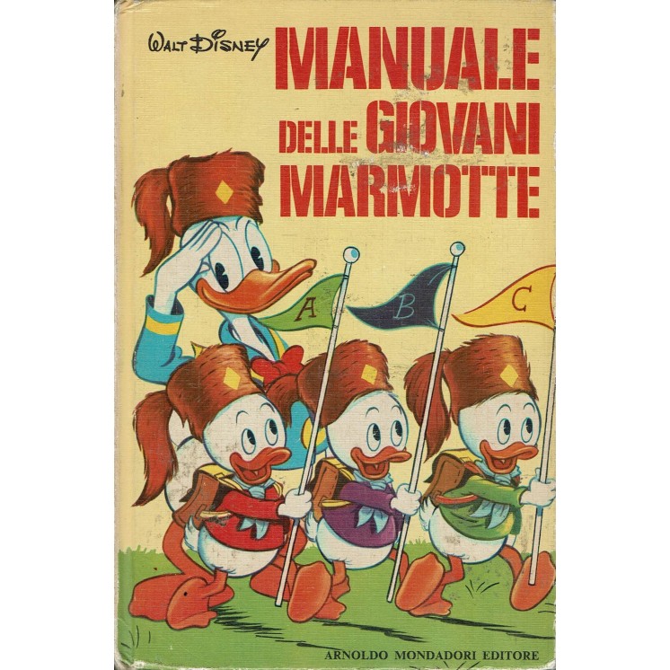 Manuale delle Giovani Marmotte ristampa 1974 ed. Mondadori BO06