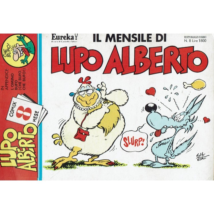 Il Mensile di Lupo Alberto  8 di Silver ed. Corno BO12