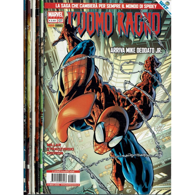 L'Uomo Ragno 137/142 peccati nel passato serie COMPLETA 1/6 ed. Panini SU39