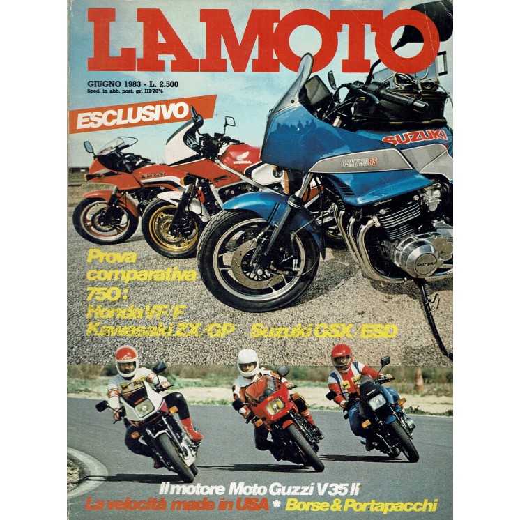 La moto  6 giu. 1983 Honda VF F Kawasaki ZX GP ed. Conti R11