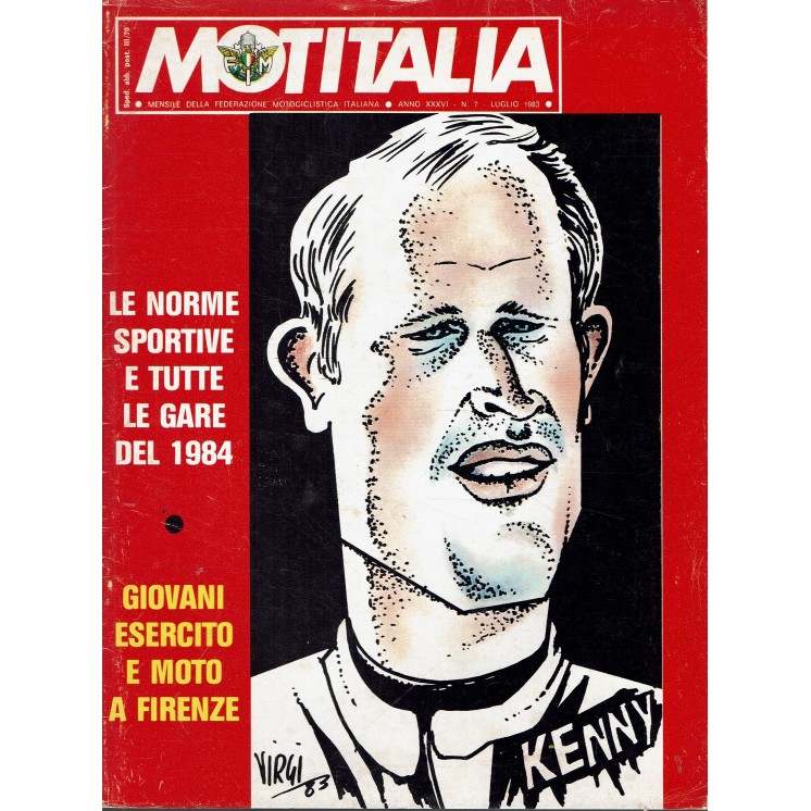 Motitalia  7 lug. 1983 le norme sportive tutte gare 1984 ed. Conti R11