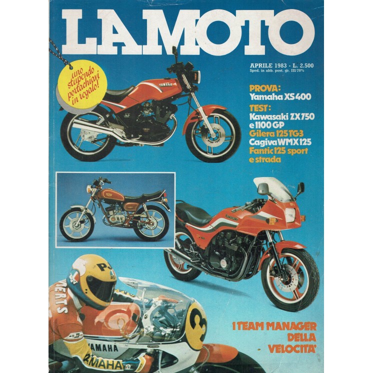 La moto  4 apr. 1983 Yamaha XS400 Kawasaki ZX750 ed. Conti R11