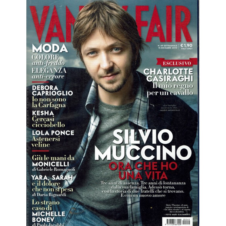 Vanity Fair 49 sett. 2010 Silvio Muccino Kesha Michelle Bonev ed. Condè Nast R14