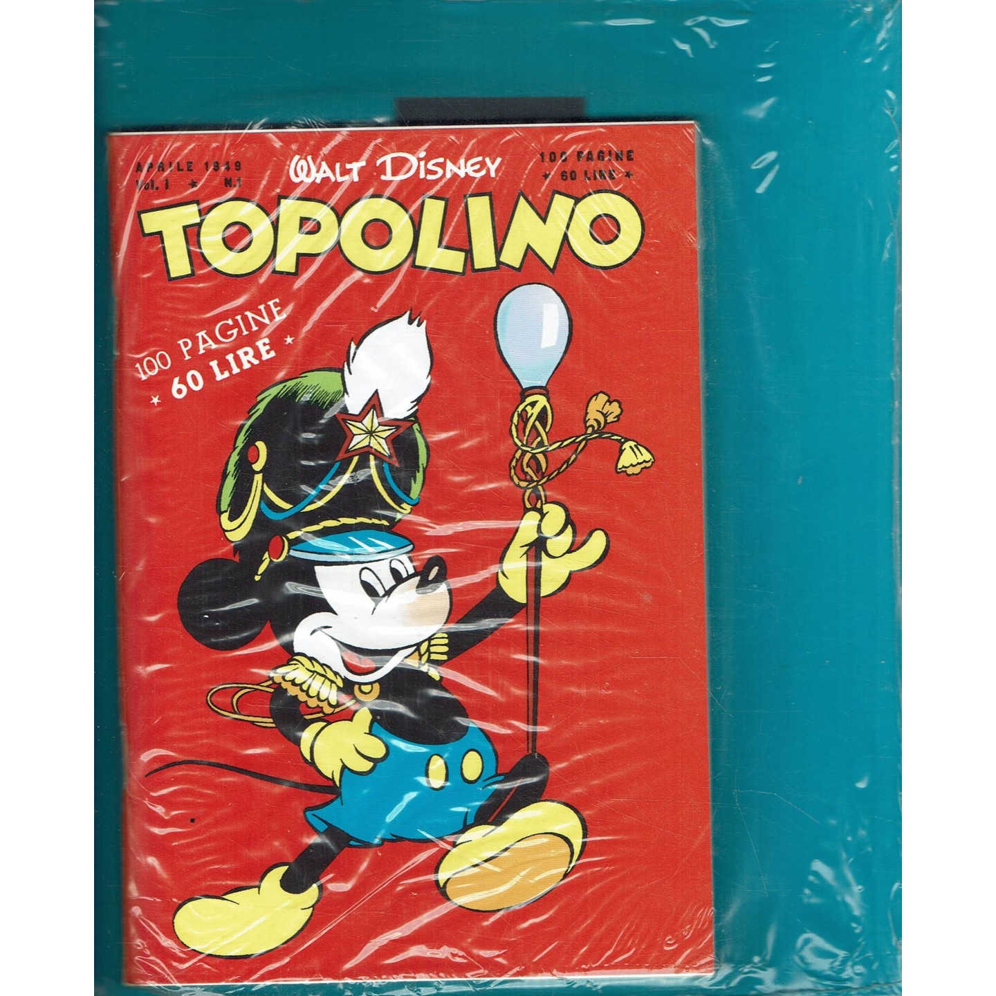 Topolino story 1950 ALLEGATO Topolino 1 BLISTERATO ed. Corriere della Sera FU39
