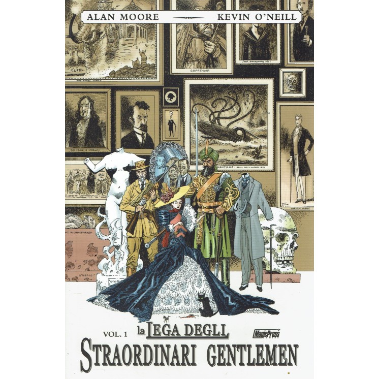 La lega degli straordinari Gentlemen  1 di Alan Moore ed. Magic Press NUOVO 