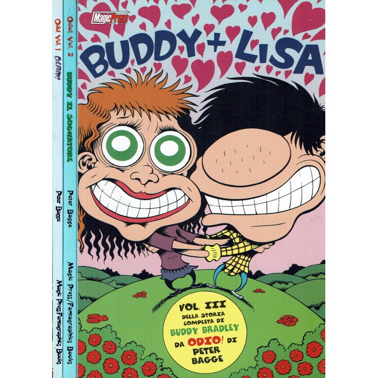 Buddy + Lisa serie COMPLETA 1/3 di Bagge ed. Magic Press SU10